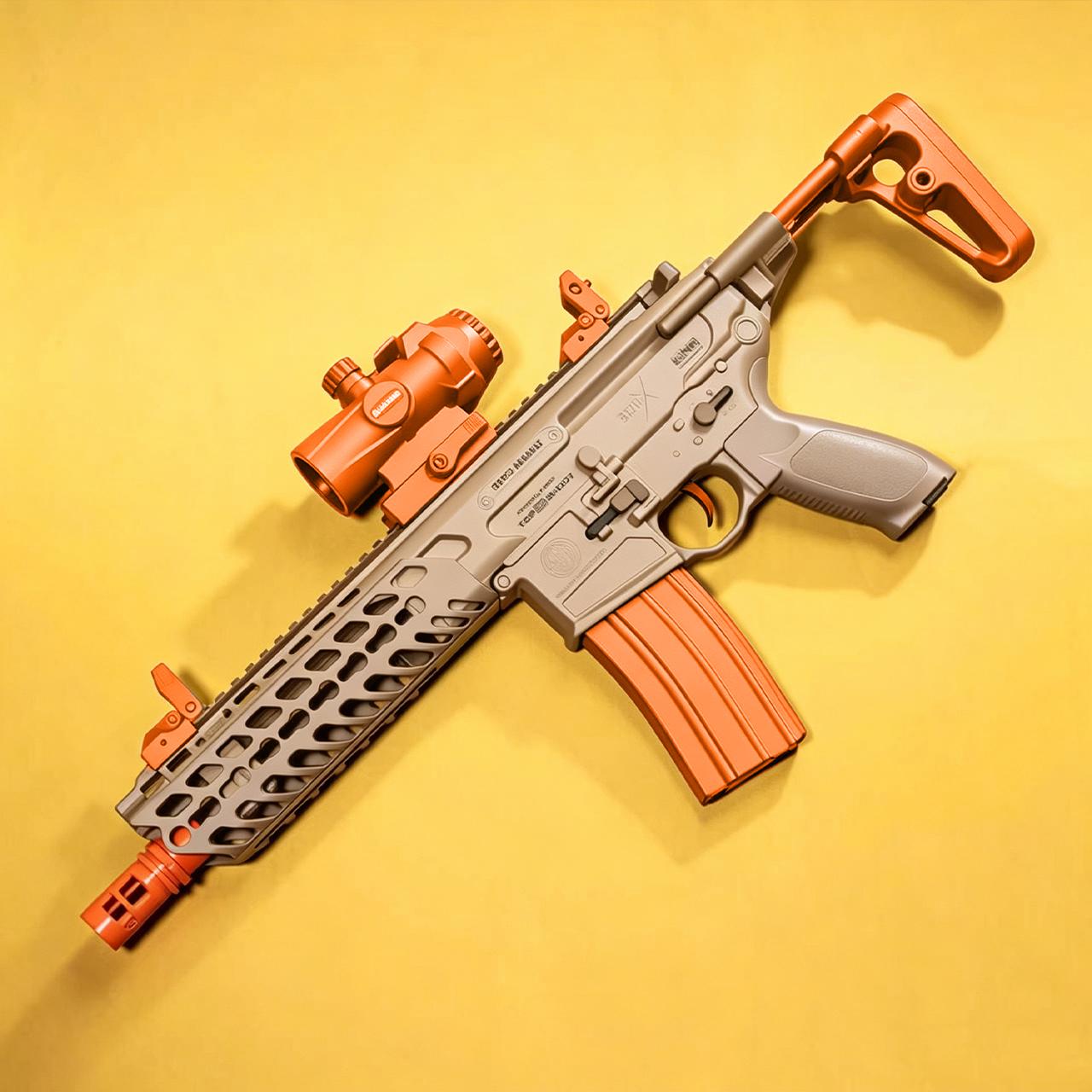 MCX Design Toy Blaster, Dual-Shooting Modes - Single-Automatic and Fully Automatic, Gel Blasters for Boys' Outdoor Play