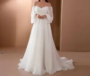 Elegant Off Shoulder Bodycon Long Dress