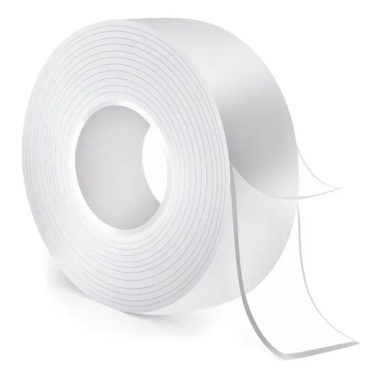 Double Sided Tape Heavy Duty(9.85FT), Nano Double Sided Adhesive Tape, Hanging Adhesive Strips Clear Mounting Tape Picture ,High-strength adhesive tape suitable for daily use in offices, home kitchens, and dormitories.