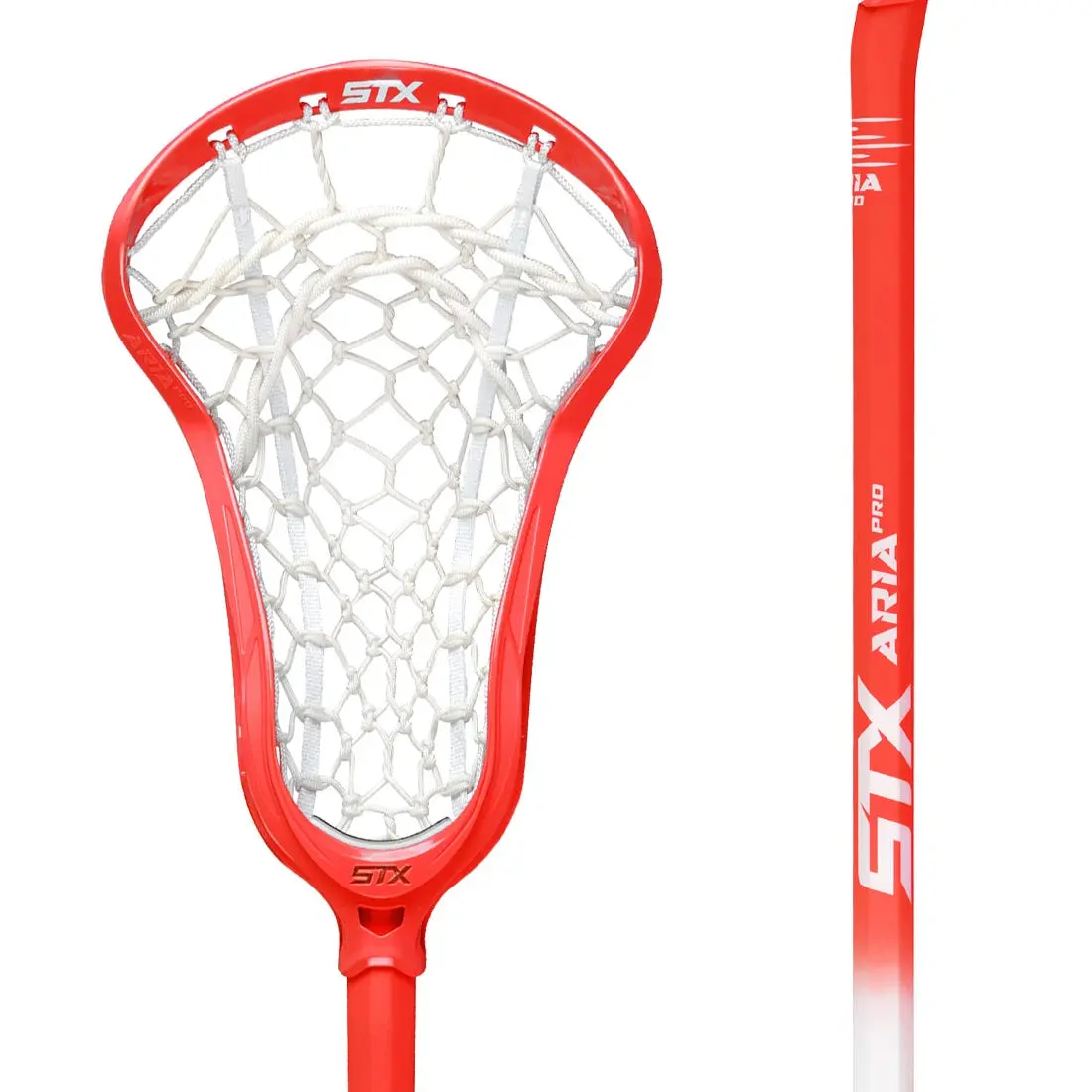 Women's Aria Pro Complete Lacrosse Stick - LE Collegiate Edition with Adjustable Pocket, Pre-Formed Lock Pocket, Speed Scoop, Octagonal Profile Handle, Molded Design Integrated End Cap, Firm Shoulders for Draws