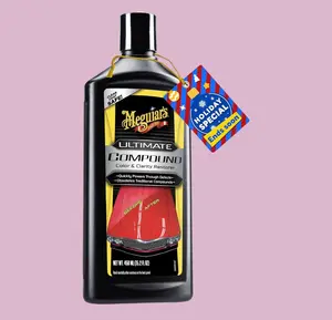 Meguiar's Ultimate Compound Pro-Grade Car Scratch Remover for Paint Correction Removes Swirls Defects Restores Gloss Shine 15.2 Oz Christmas Gifts for Car Guys