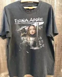 [Sale Up To 50%] Fiona Apple Shirt, Fiona Apple Retro Style Charcoal T-Shirt Unisex S-5Xl