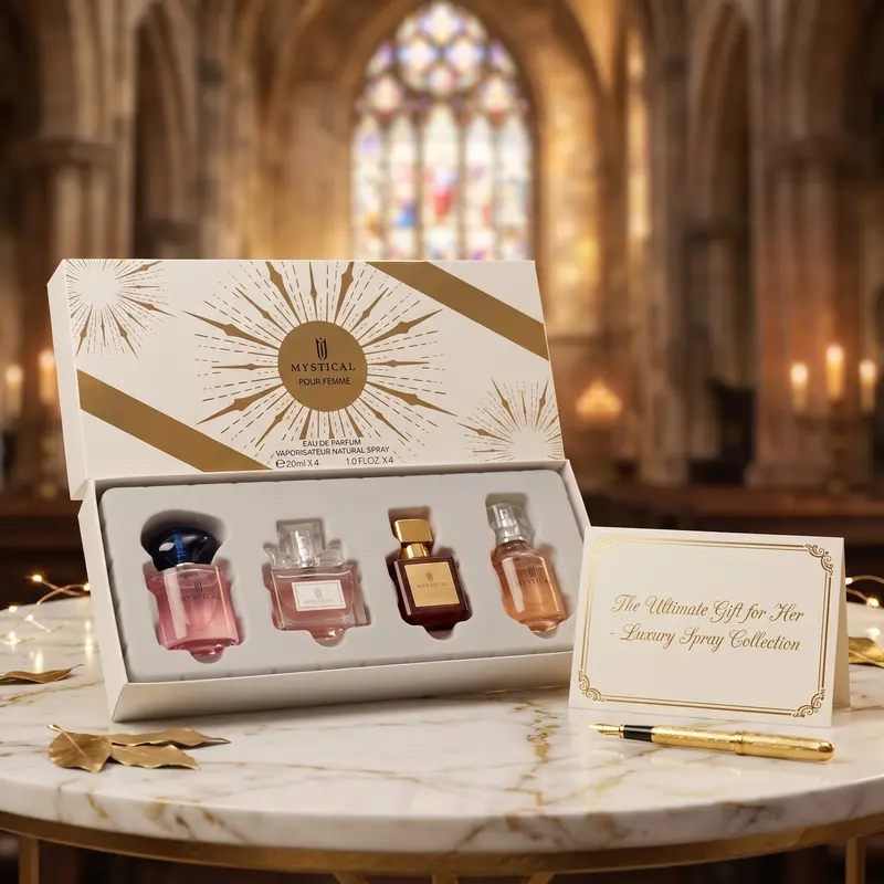 MYSTICAL Luxury Spray Collection - 4pc Fragrance Gift Set for