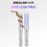 SHEGLAM HAIR One Touch Airflow Styler Pro | Auto Rotating Curling Iron |1/1.25 Inch Curls | 360° Cooling Airflow | 5-Level Temps | Anti Scald | GlossPro Ceramic Coating | Less Damage | Bouncy & Long Lasting Curls #automatic curling iron #girly essential,,