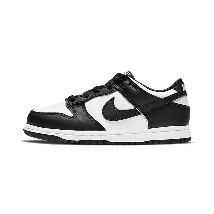 Nike Dunk Low Retro White Black Panda PS Durable Non-slip Skate Shoes Kids'' Black-White CW1588-100