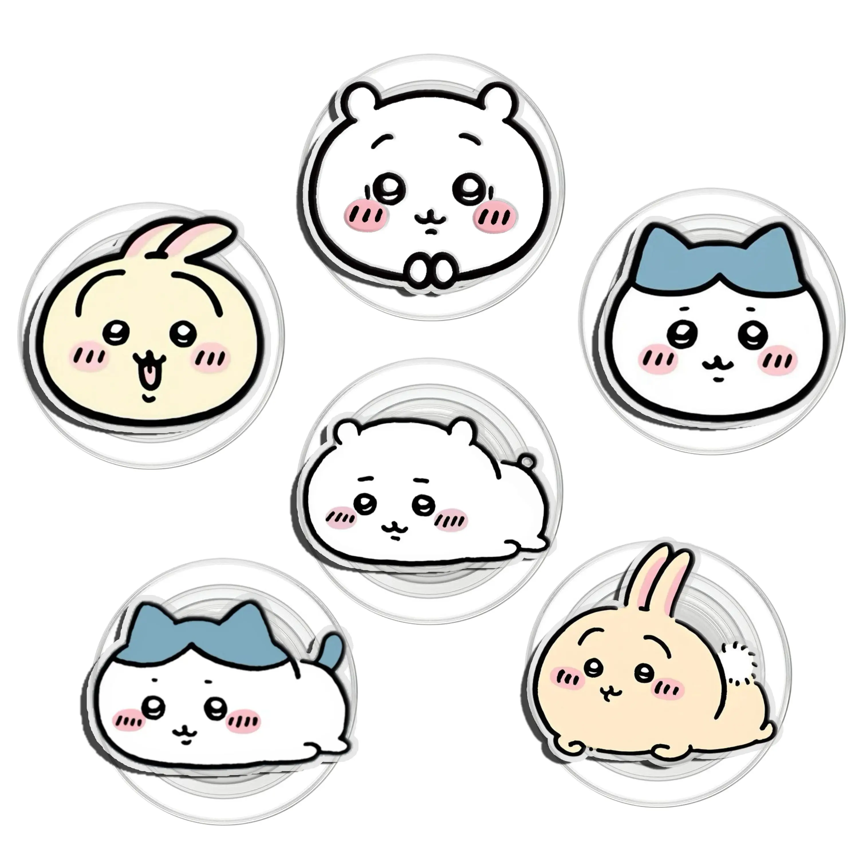 Chiikawa Kindle Grip Hachiware Usagi Kindle Grip MagSafe Phone Grip Cute Phone Holder, Kawaii Style Grip, Gift for Phone or Kindle Lovers Magnetic Pop Socket Phone Grip Phone Grip Kindle Grip Popsocket