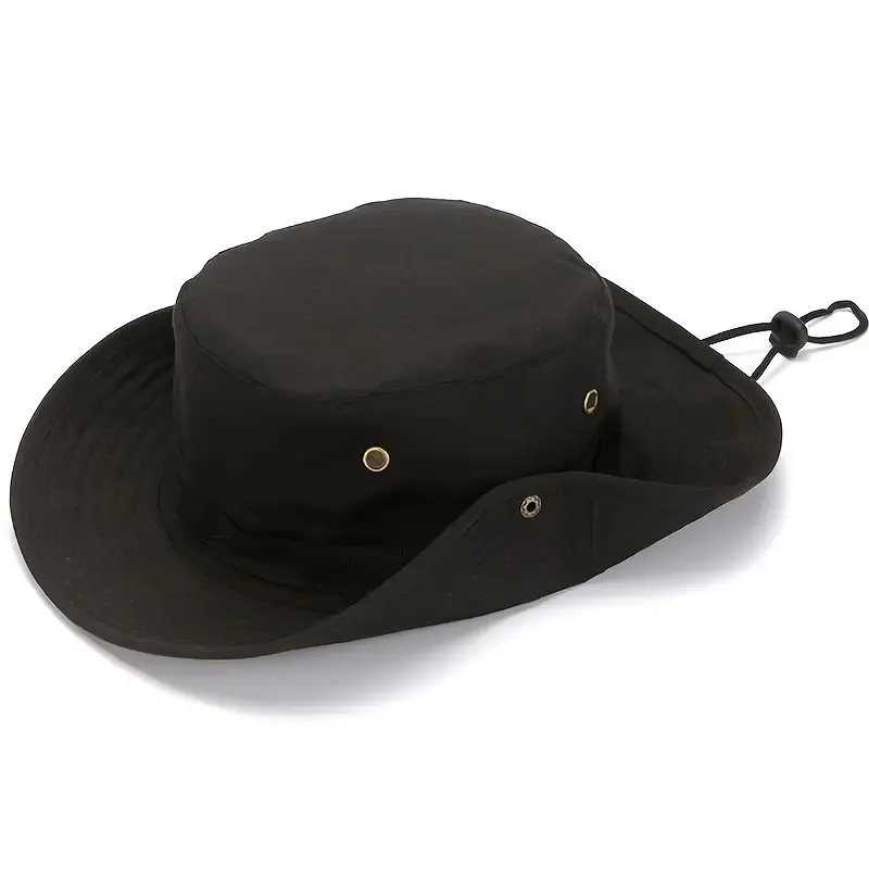 Black Fisherman, Fly Fishing Hat, Men's Outdoor UV Protection Spring & Summer