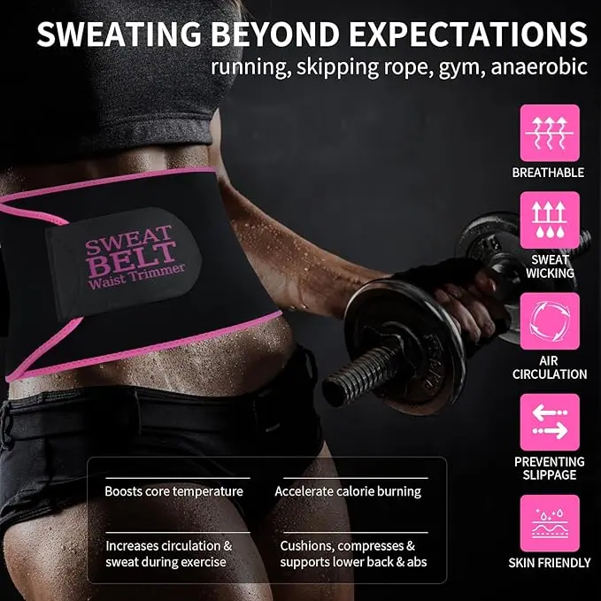 Waist Trainer for Women Lower Belly Fat Reduction Sweat Band