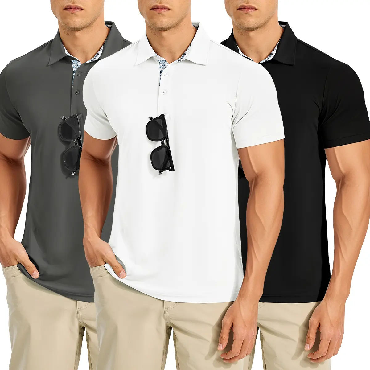 BLACK+WHITE+DARK GREY