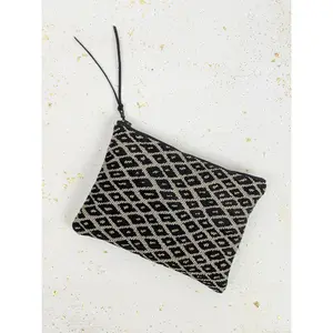 Black Diamond Needlepoint Purse
