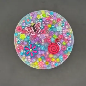 Pastel Butterfly & Snail Silicone Picky Pad Fidget Toy - Skin Picking Tool for Stress Relief and Relaxation, ADHD & Anxiety Fidget, Skin Picking Tool for Relaxation