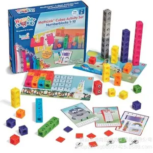 Digital Building Blocks MathLink 1-10 Preschool Learning Activities Small Building Blocks American Edition Co-branded