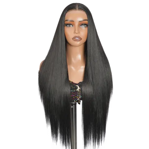Buy 1 Get 1 Free Blend Human Hair Lace Wig | Natural Hairline Soft & Full 180% Density, #1B Straight Hair Wig & 99J Corn Silk Wig #Halloween #TikTokShopStockUp #DealsForYouDays