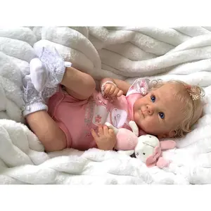 Reborn Baby Dolls Silicone Full Body, Realistic Baby Doll, 18 Inch Anatomically Correct, Real Baby Doll That Look Real Life Reborn Dolls with Accessories