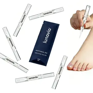Lunavia Antifungal Pen UNDECYLENIC ACID 25% for Athlete's Foot Jock Itch & Ringworm Treatment Toe Polish Vecnythra Solution 3ML