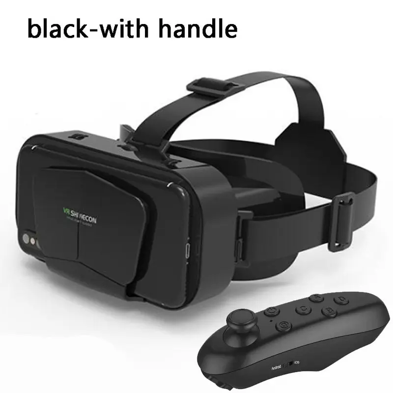 Shinecon Virtual Reality Viar 3D VR Glasses Device Helmet Lenses Headset Goggle Smart For Smartphone Cell Phone Mobile Realidade Wearable VR Headset VR Goggles