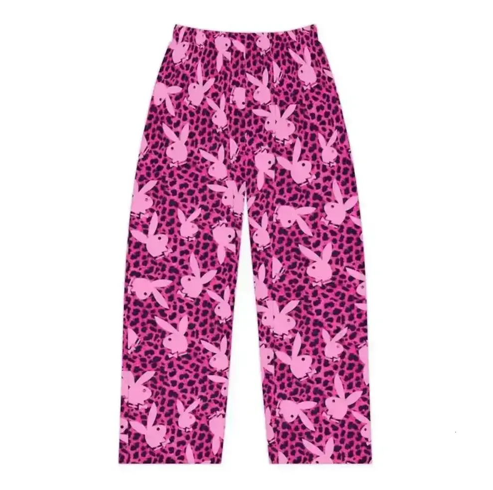 Cute Dragon Print Pajama Pants – Soft Cotton Plaid Lounge Bottoms for Men, Women & Family (Pants Only)