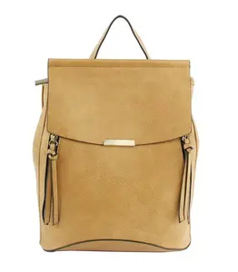 CONVERTIBLE CROSSBODY BACKPACK (Stone Color)
