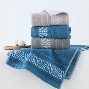 3-Piece Luxury Bath Towel Set, Soft and High-Quality Bath Towels, Premium Adult Towels, Decorative Thick-Pile Towels, Perfect for Spas, Gyms, and Home Use, Lightweight Towels