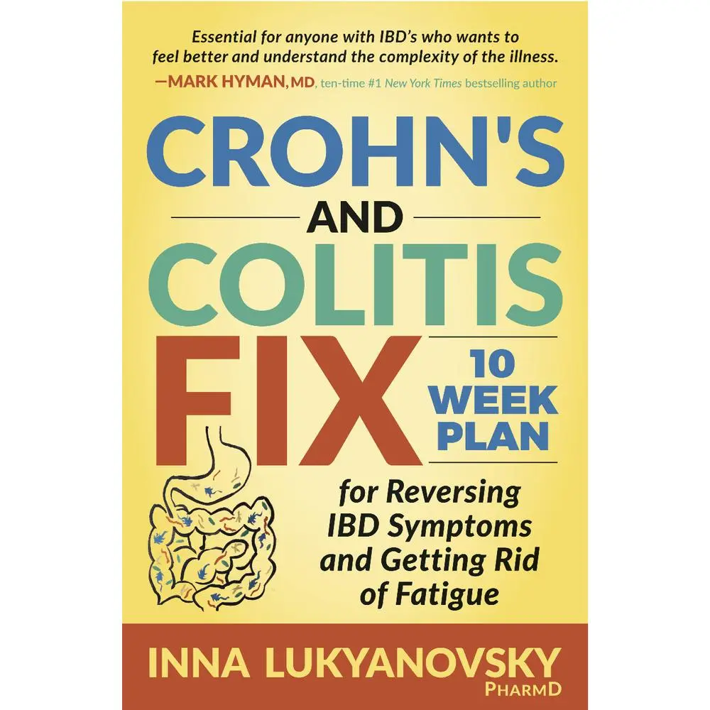 USED Book - Crohn's and Colitis Fix: 10 Week Plan for Reversing Ibd Symptoms and Getting Rid of Fatigue by Lukyanovsky (Paperback) - english
