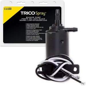 Trico Universal Windshield washer pump Automotive Replacement, Easy Install (11-100),Black