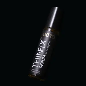 OBRO ThinFix Roll-on Rosemary Hair Serum - 100% Pure Rosemary, Tea Tree & Cypress Oil for Slowing Hair Loss & Promoting Fuller Hair
