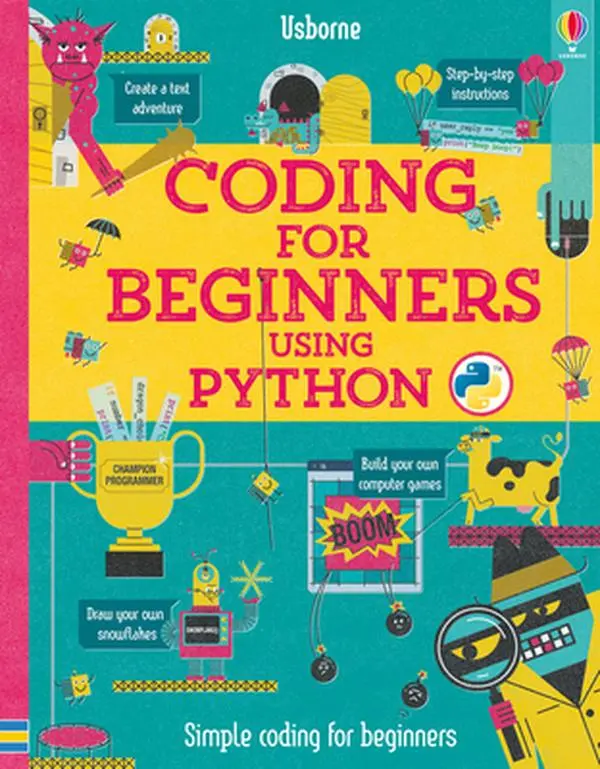 USED Book - Coding for Beginners: Using Python [Hardcover] [Jan 01, 2017] Louie Stowell by Louie Stowell (Hardcover) - english