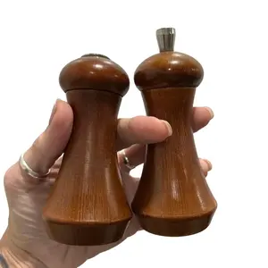 Vintage Verity Southall Wood Salt & Pepper Grinders Shaker Set MCM - Kitchen Utensils & Gadgets