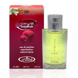 Al-Rehab Tooty Musk Eau De Parfum Natural Spray 50ml / 1.65 fl.oz Unisex Long-Lasting Fragrance for Men and Women