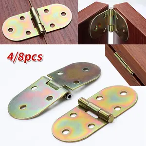4/8pcs flip hinge, 180 degree folding tabletop hinge, furniture accessory, suitable for cabinets and tables, Door Hardware