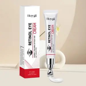 Hoygi Retinol Hyaluronic Acid Oligopeptide-1 Vitamin C Eye Cream - Hydrate Moisturizer Anti-Aging Firming Smooth Fine Lines Hydrating Moisturizing Brighten Eye Care