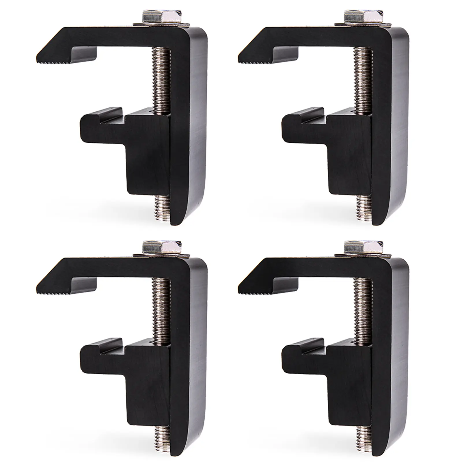 AA-Racks P-AC-04N Utility Track System Mounting Clamp for Toyota Tacoma/Tundra Truck Cap/Camper Shell, Set of 4