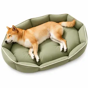 Calming Orthopedic Dog Bed Sofa with Washable Cover, Non-Slip Supportive Pet Couch Bed for Medium & Large Dogs