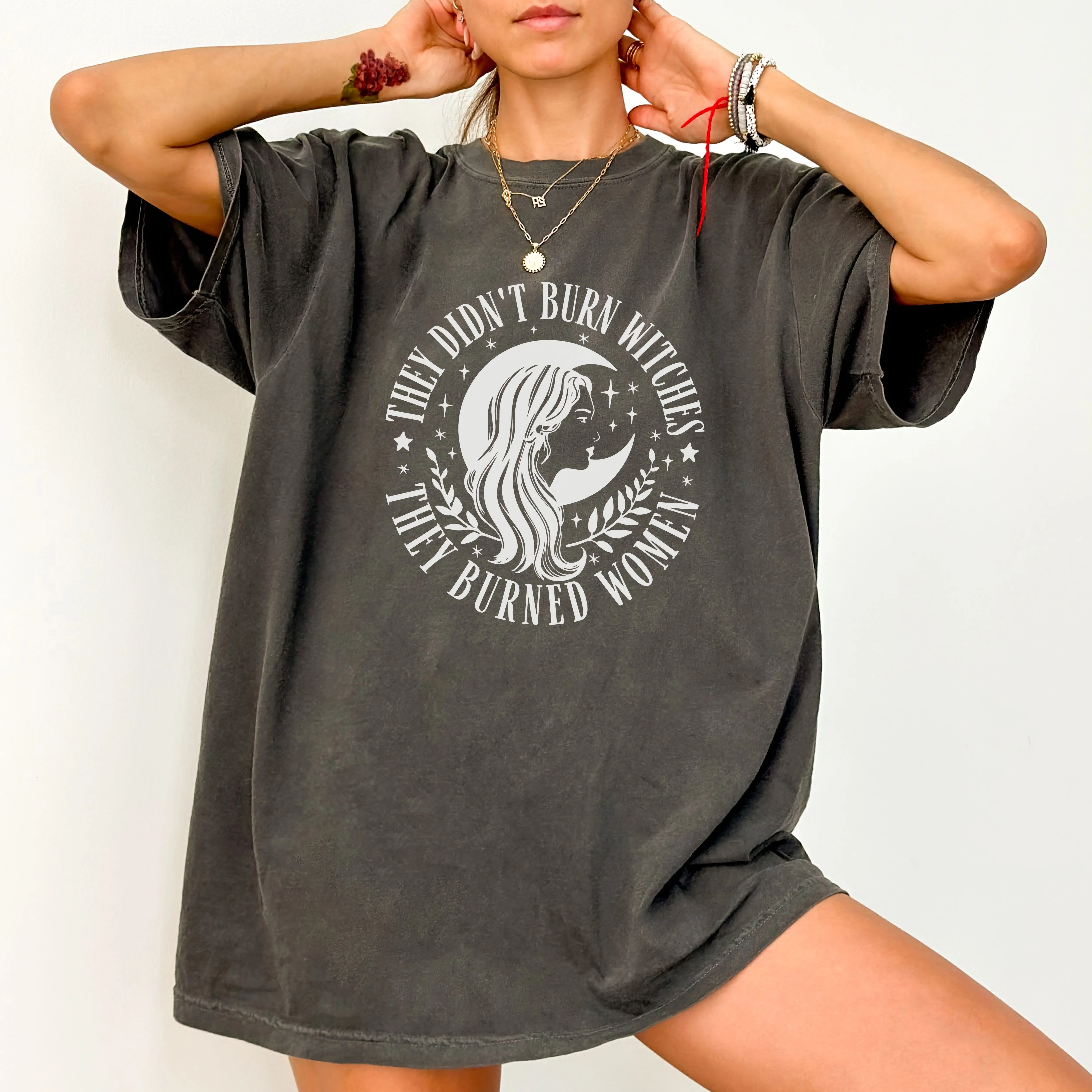 Feminist Witch Empowerment T-shirt, Feminist Tee, Modern Witchy Shirt, Comfort Colors Tshirt, Womens Rights Shirt, Feminism Tee, Gender Equality Shirt, Empowerment Top, Granddaughters of Witches, Wiccan Clothing, Anti Patriarchy Tee, Soft Cotton Fabric