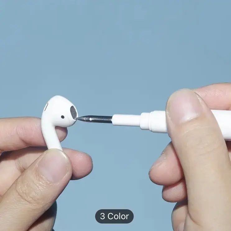 Earbuds Cleaning Brush For Air-pods And Air-pods Pro 1 2, Portable 3 In 1 Wireless Earphone Case Cleaning Tools Kit Cleaning Brush
