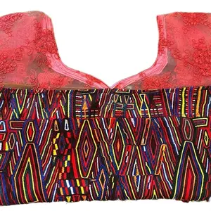 M/S Huipil Sublimado Indumentaria Maya Ixil de Guatemala Traditional Design for Cultural Events and Authentic Maya Ixil Clothing Women's Summer Top Blouse