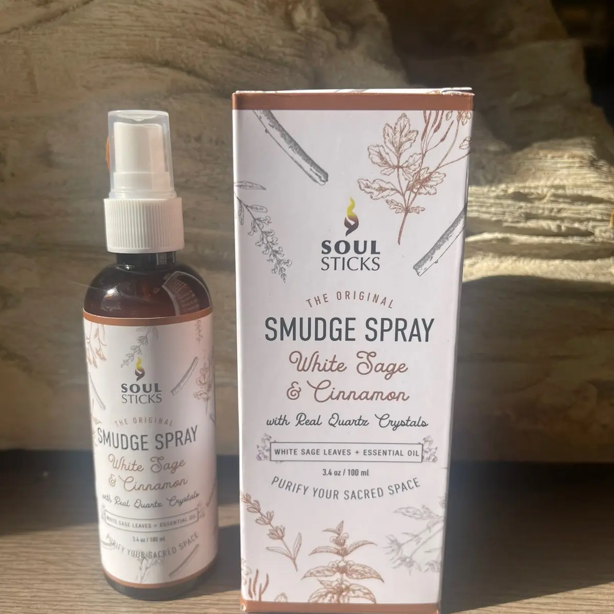 White Sage & Cinnamon Smudge Room Fragrance Spray