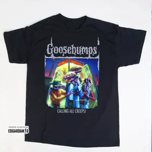 Goosebumps Calling All Creeps Halloween T-Shirt All Colors, Gift for Women Men, Made In USA, US Size S-6XL, 100% cotton, Classic Fit, Unisex T-Shirt