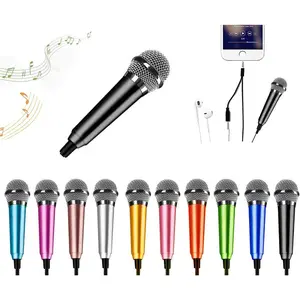 DELADOLA Mini Microphone,Portable Vocal Tiny Microphone, Asmr Microphone,Phone Microphone, Mini Karaoke Microphone for Voice Recording Chatting and Singing on Iphone,Android,Laptop Notebook(Black) phenomenal man