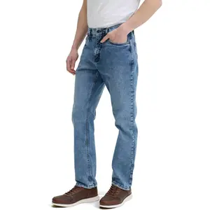 Men's Stretch Jeans – Relaxed Fit Straight Leg Denim – Ultimate Comfort Superflex JeansGift