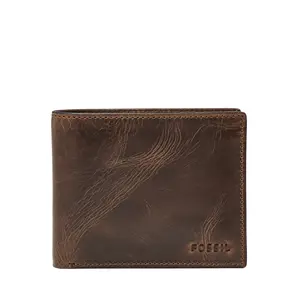Fossil Men's Derrick RFID Leather Passcase Wallet