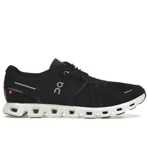 On Men's Running Cloud 5 Black White Running Shoes, from StockX