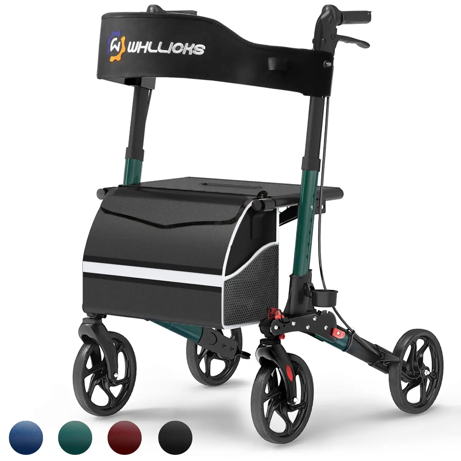 Lightweight & Carbon Fiber Rollator Walkers with Seat