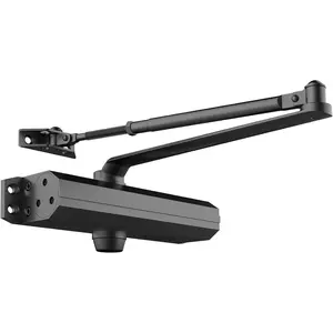 fathersdaygift  VEVOR Door Closer, Automatic Door Closer Commercial or Home, Adjustable Size Hydraulic Buffer Door Closers Heavy Duty Cast Aluminum Body, Easy Install, BlackVEVOR Super Brand Day