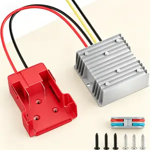 DC 12V 20A 240W Step-Down Converter, Voltage Regulator for Battery Adapter, Buck Converter for Golf Carts, RC Cars, Trucks, Lamps and DIY Projects, High Power Step-Down Module, 18V to 12V Voltage Reducer, Heavy Duty Voltage Transformer