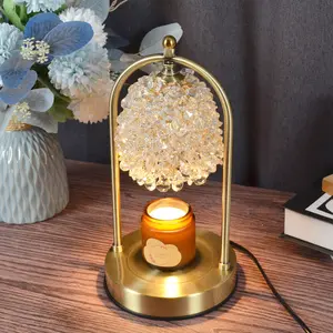 Home decoration diffuser fusion candle lamp - European minimalist aroma diffuser lamp for bedroom atmosphere, bedside fusion wax lamp [No aroma diffuser candles included, please purchase separately]