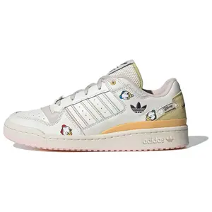 Disney x Adidas Originals Forum Low CL Unisex Sneakers in White and Brown Trending Shoes, House White Official Shoes to Get / Maison Mihara