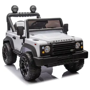 Licensed Land Rover Defender Volta 5008 24V Kids Ride on Car W/Parents Control,2wd,Four-wheel Suspension,Bluetooth,MP3,Music,Adjustable Volume,Power Display,LED Lights,Speeds 1.86-3.11MPH for Kids 3-7