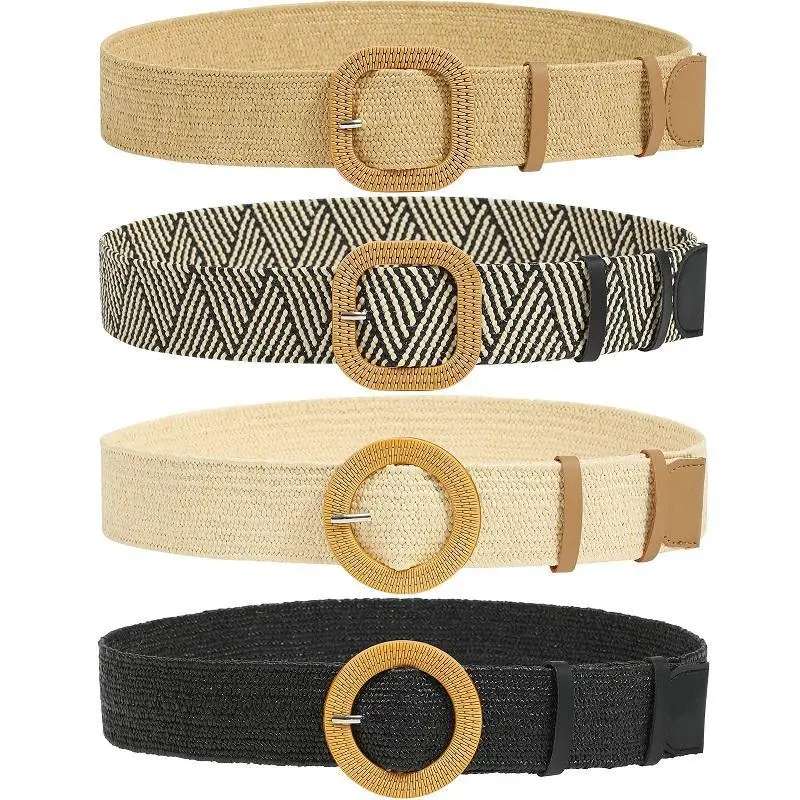 4pcs, A-black+beige+stripe+khaki