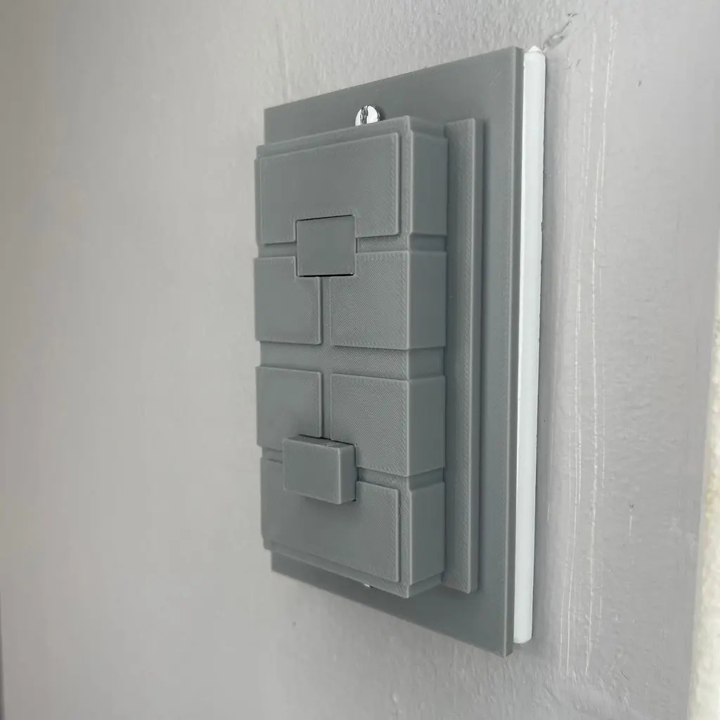 Minecraft Inspired Button Light Switch- RK3D - Room Décor - Gift for Minecraft lovers - Gift for Gamers